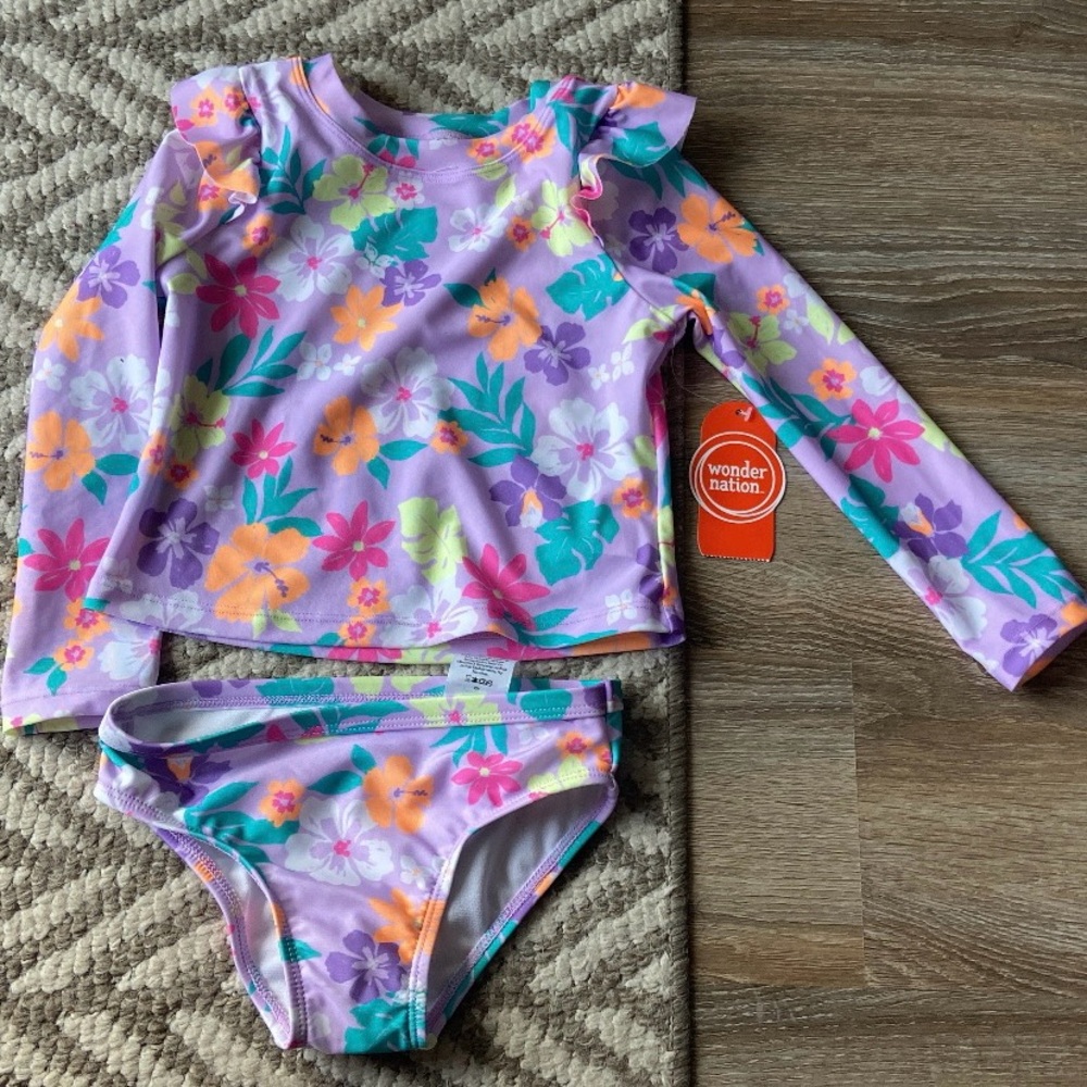 NWT 4Pack Toddler swimsuits - size 3T - Picture 2 of 5